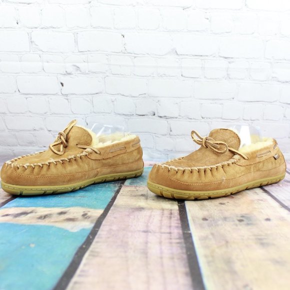 LL BEAN Wicked Good Camp Moccasins Slippers Sz 11 - Picture 3 of 9